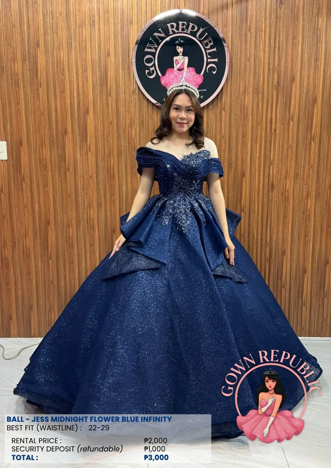 Ball Gowns: Blue 123